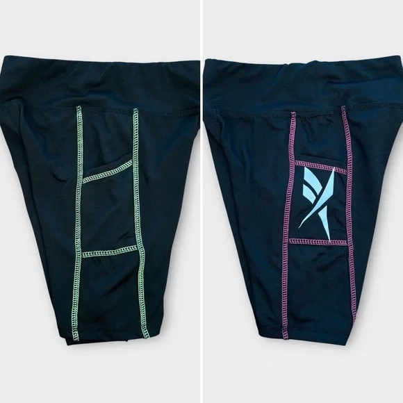 Reebok Gray and Black Shorts Set of 2, Girl’s 7 - Picture 6 of 9